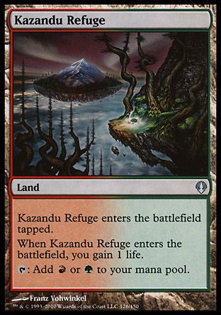 Kazandu Refuge (Archenemy - decks) Trading Card