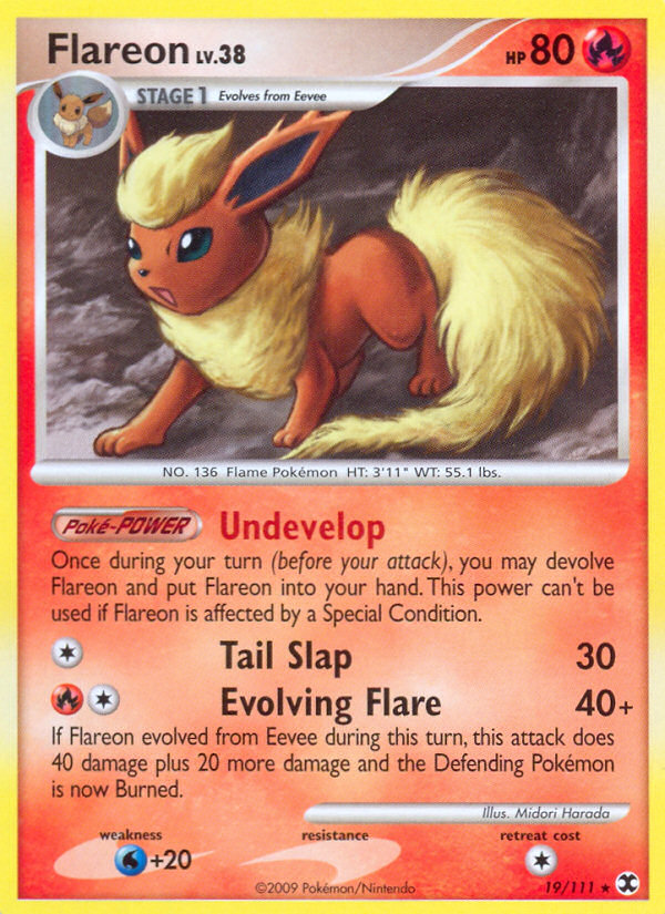 Flareon (19/111) - Rising Rivals Pokémon Card