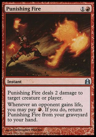 Punishing Fire (MTG Commander) Trading Card