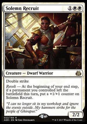 Solemn Recruit (Aether Revolt)