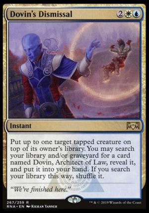 Dovin's Dismissal (Ravnica Allegiance)