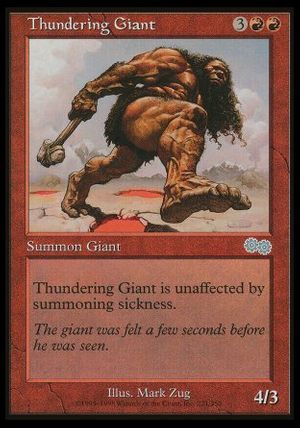 Thundering Giant (Urza's Saga)