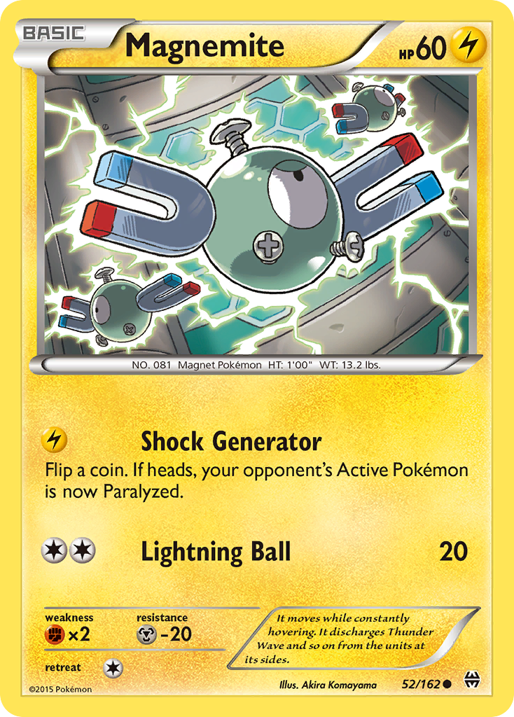 Magnemite (52/162) - BREAKthrough Pokémon Card