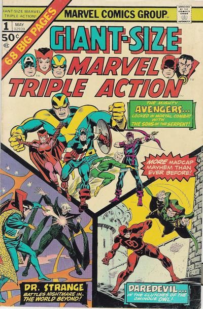 Giant-Size Marvel Triple Action #1 Comic
