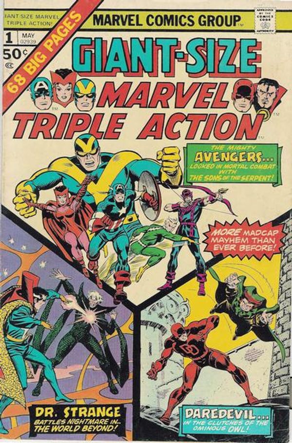 Giant-Size Marvel Triple Action #1