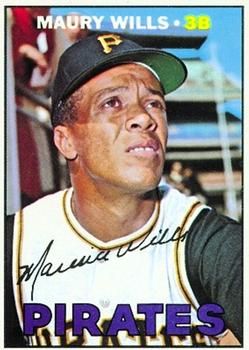 1972 Topps Maury Wills (In Action)