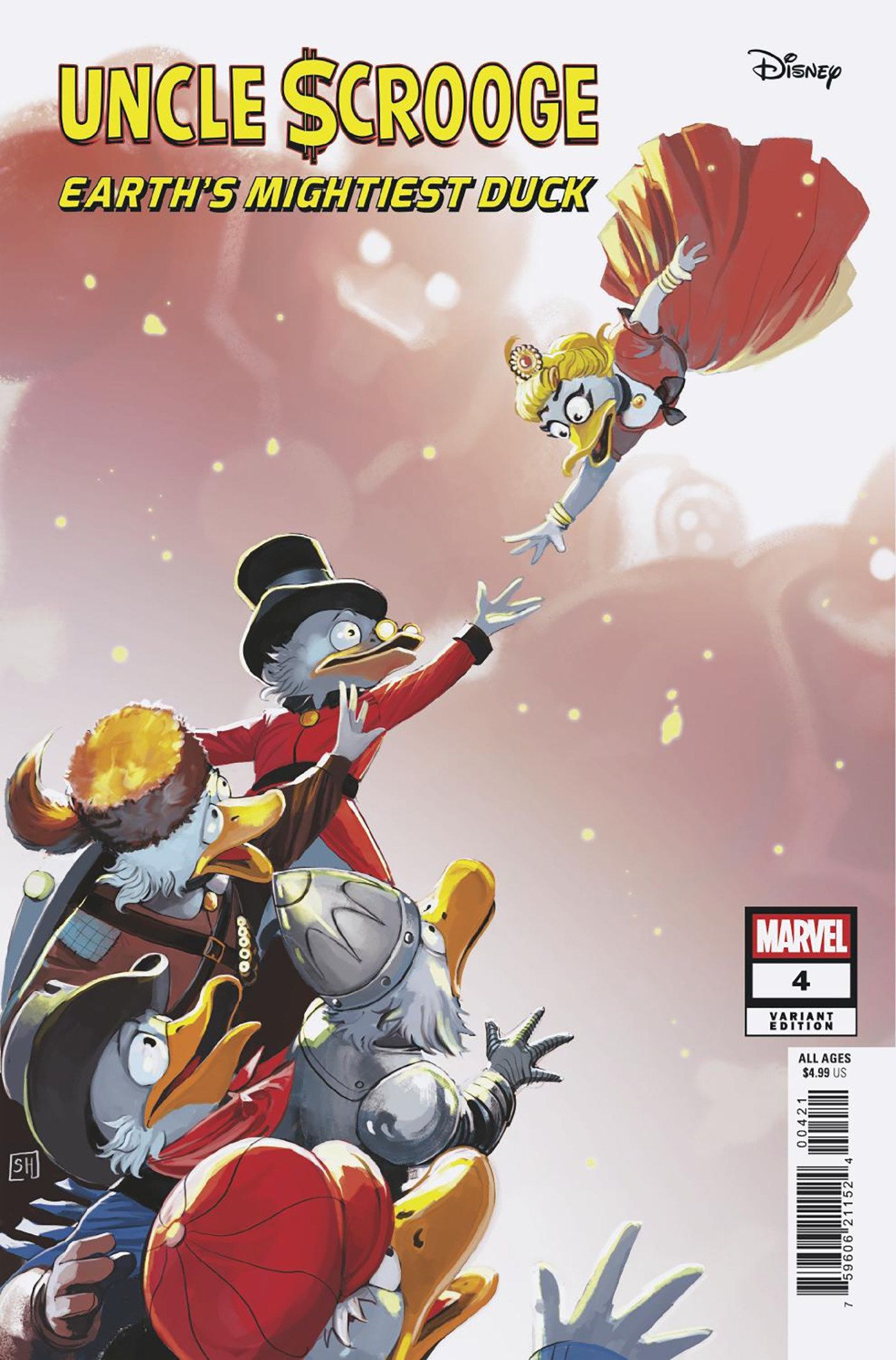 Uncle Scrooge: Earth's Mightiest Duck #4 (Stephanie Hans Variant) Comic