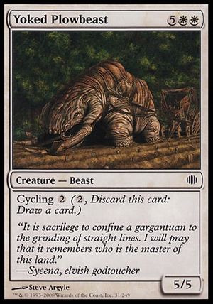 Yoked Plowbeast (Shards of Alara)