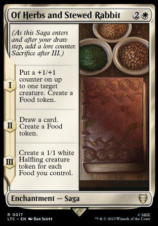 Of Herbs and Stewed Rabbit (The Lord of the Rings Commander Decks) Trading Card