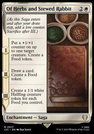 Of Herbs and Stewed Rabbit (The Lord of the Rings Commander Decks)