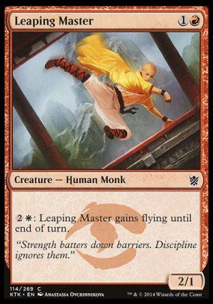 Leaping Master (Khans of Tarkir) Trading Card