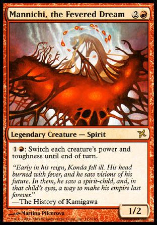 Mannichi, the Fevered Dream (Betrayers of Kamigawa) Trading Card