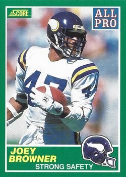 Joey Browner 1989 Score #287 Sports Card
