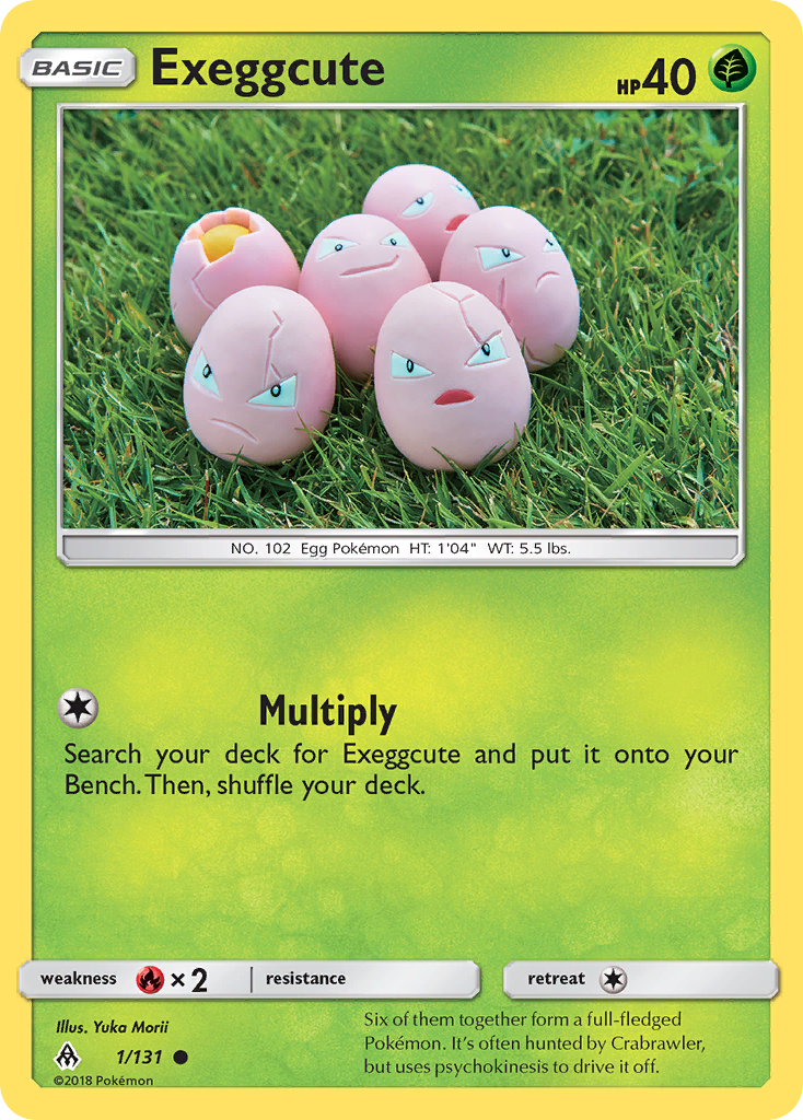 Exeggcute (1/131) - Forbidden Light Pokémon Card