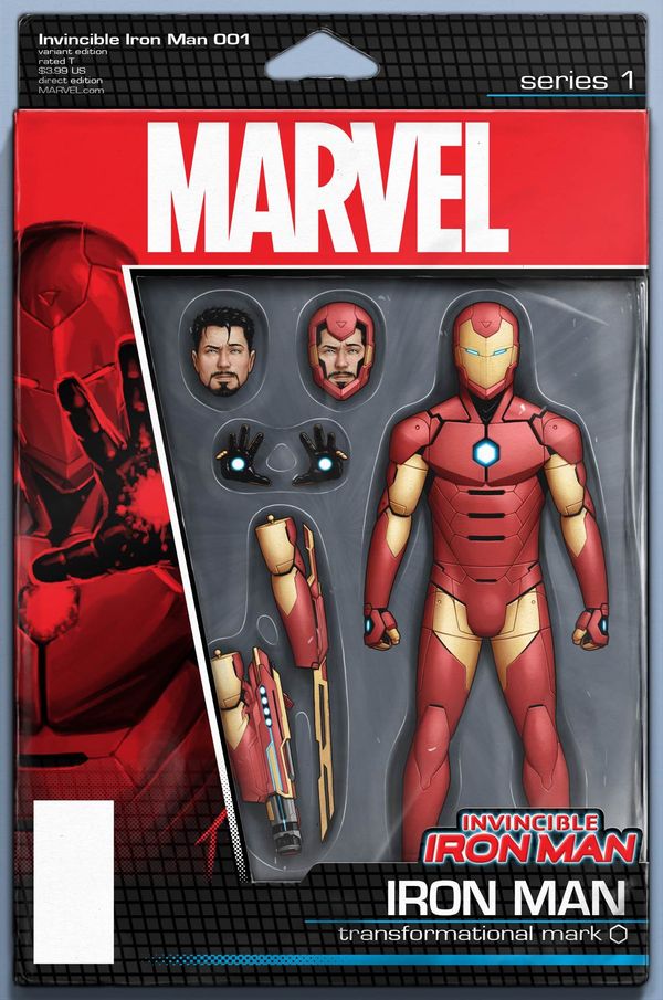 Invincible Iron Man #1 (Action Figure Variant)