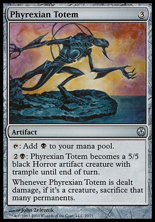 Phyrexian Totem (Phyrexia vs. The Coalition) Trading Card