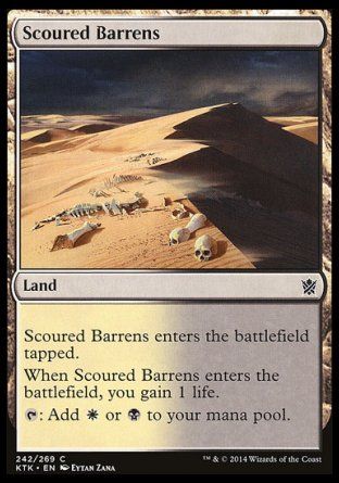 Scoured Barrens (Khans of Tarkir) Trading Card