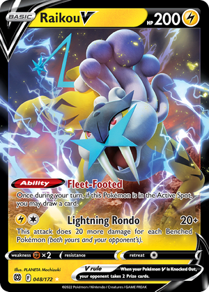 Raikou V (48/172) - Brilliant Stars