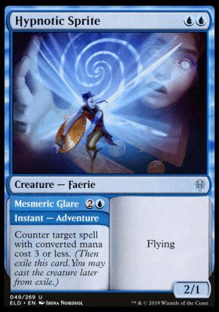 Hypnotic Sprite (Throne of Eldraine) Trading Card
