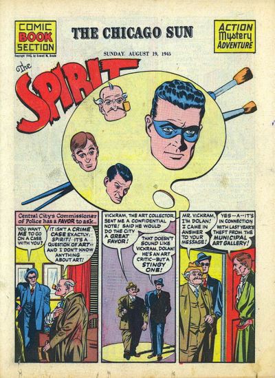 Spirit Section #8/19/1945 Comic