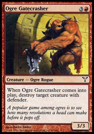 Ogre Gatecrasher (Dissension) Trading Card