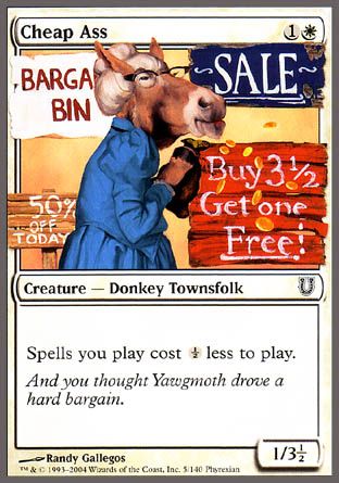 Cheap Ass (Unhinged) Trading Card