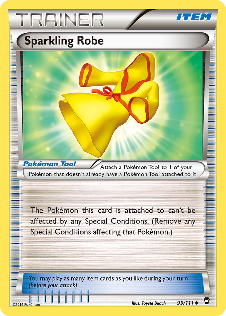 Sparkling Robe (Trainer: Pokémon Tool) (99/111) - Furious Fists Pokémon Card