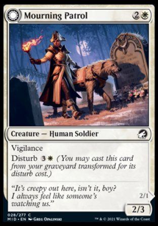 Mourning Patrol (Innistrad: Midnight Hunt) Trading Card