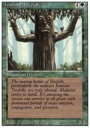 Ironroot Treefolk (Revised Edition) Trading Card