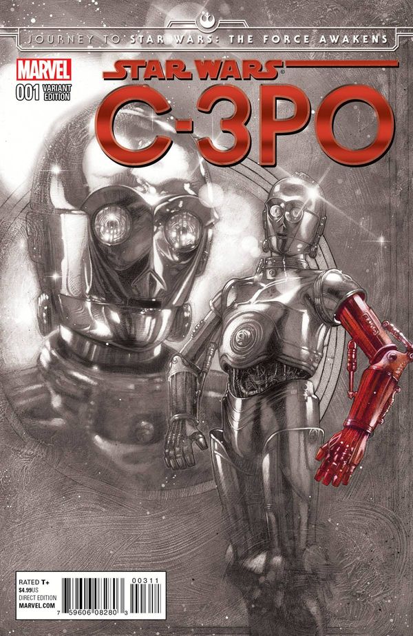 Star Wars Special: C-3PO #1 (Red Arm Spotlight Variant Cover)