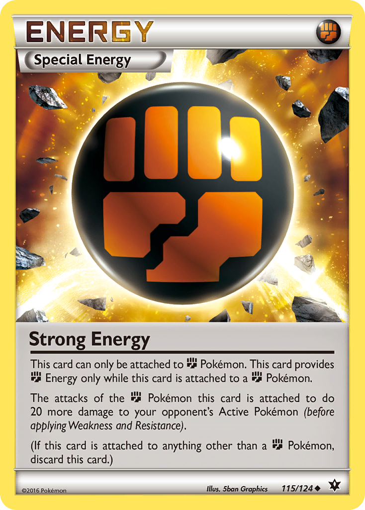 Strong Energy (115/124) - Fates Collide Pokémon Card