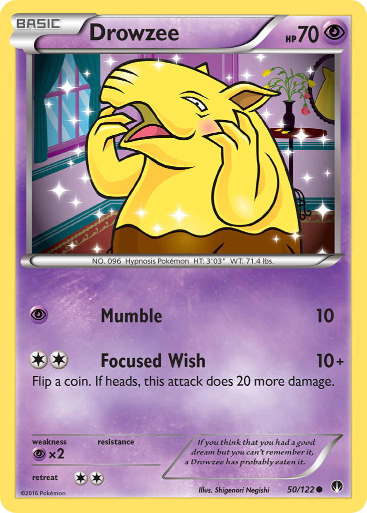 Drowzee (50/122) - BREAKpoint Pokémon Card