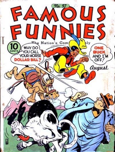 Famous Funnies #97 Comic