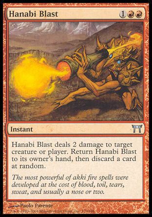 Hanabi Blast (Champions of Kamigawa) Trading Card