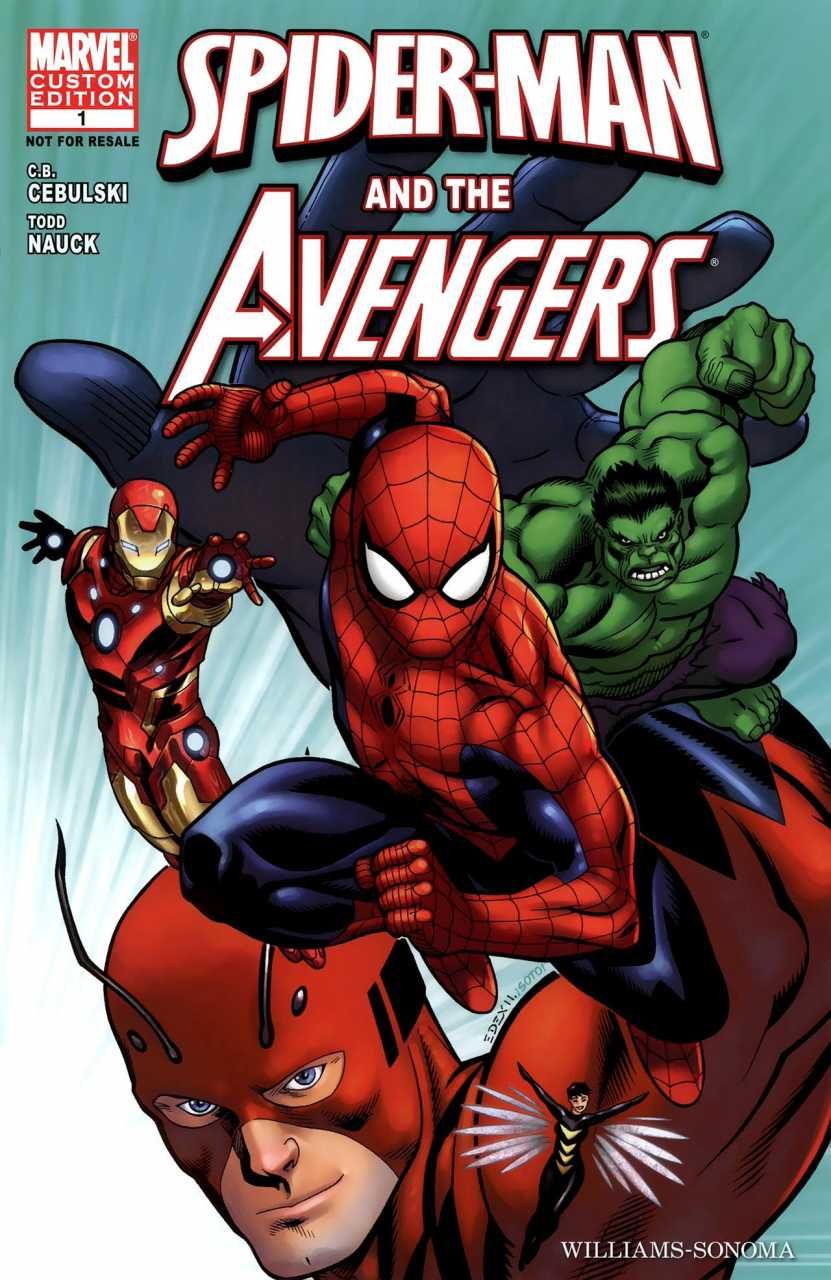 Williams-Sonoma Spider-man & The Avengers Comic