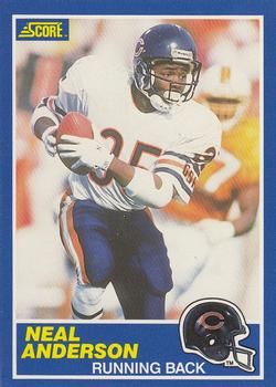 Neal Anderson 1989 Score #62 Sports Card