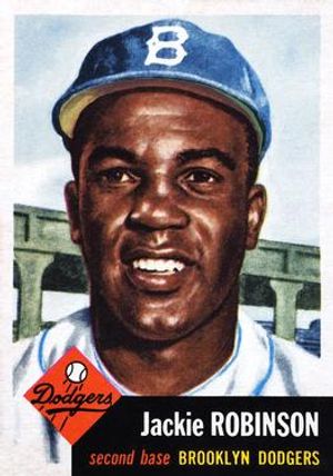 Jackie Robinson 1953 Topps #1