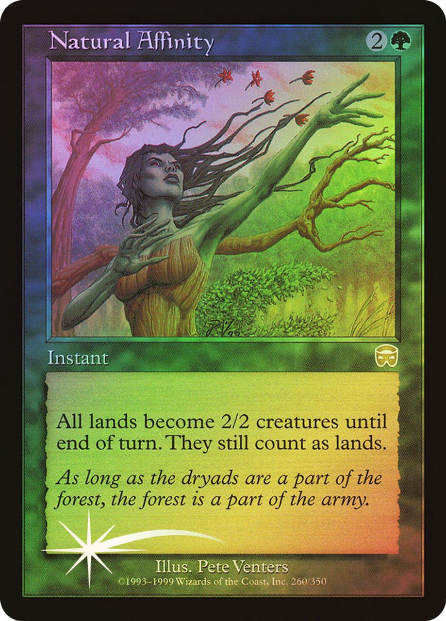 Natural Affinity (Mercadian Masques - Foil) Trading Card