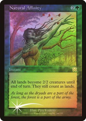 Natural Affinity (Mercadian Masques - Foil)