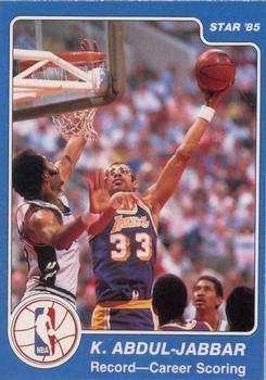 Kareem Abdul-Jabbar 1984 Star #282 Sports Card