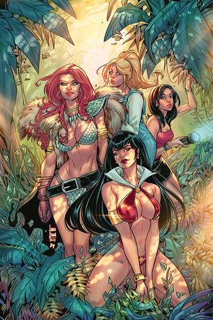 Red Sonja and Vampirella Meet Betty and Veronica  #4 (30 Copy Braga Virgin Cover)