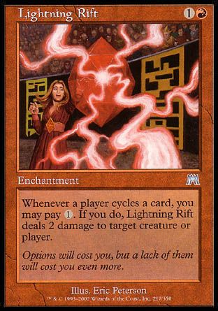 Lightning Rift (Onslaught) Trading Card