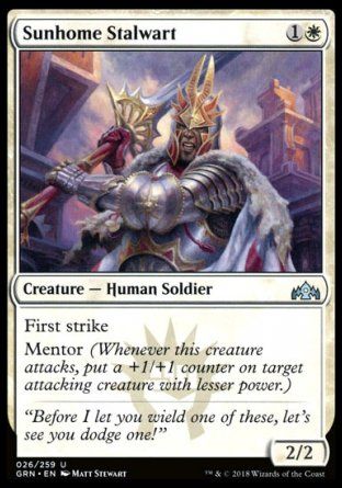 Sunhome Stalwart (Guilds of Ravnica) Trading Card