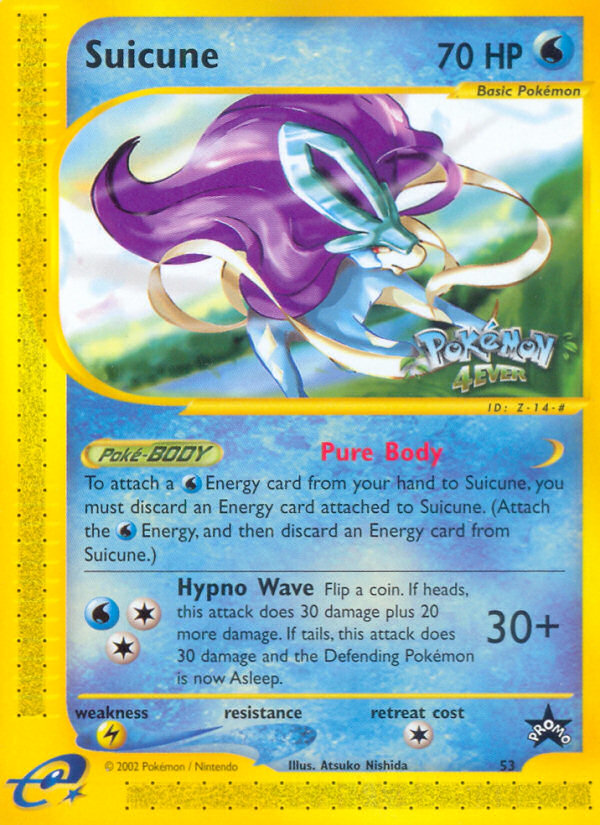 Suicune (53/53) - Wizards Black Star Promos Pokémon Card