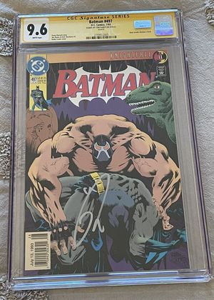 Batman 497 CGC  Knightfall Batman DC Comics 1993 Bane 