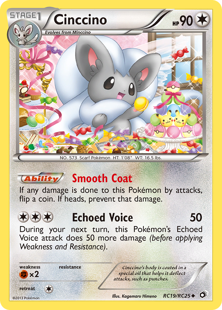 Cinccino (RC19) - Legendary Treasures Pokémon Card