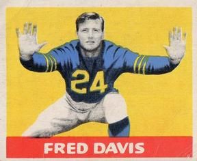 Fred Davis 1948 Leaf Football #27 Sports Card