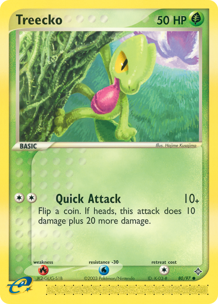 Treecko (80/97) - Dragon Pokémon Card