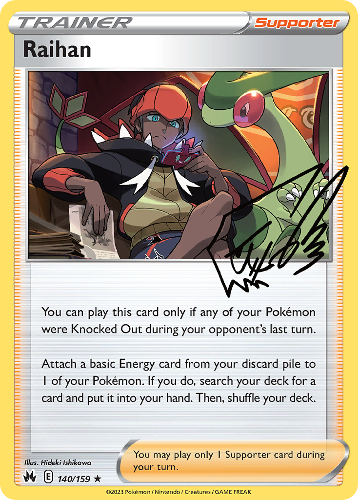 Raihan (Trainer: Supporter) (140/159) - Crown Zenith Pokémon Card