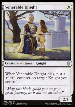 Venerable Knight (Throne of Eldraine) Trading Card